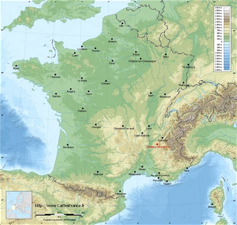 vassieux en vercors carte